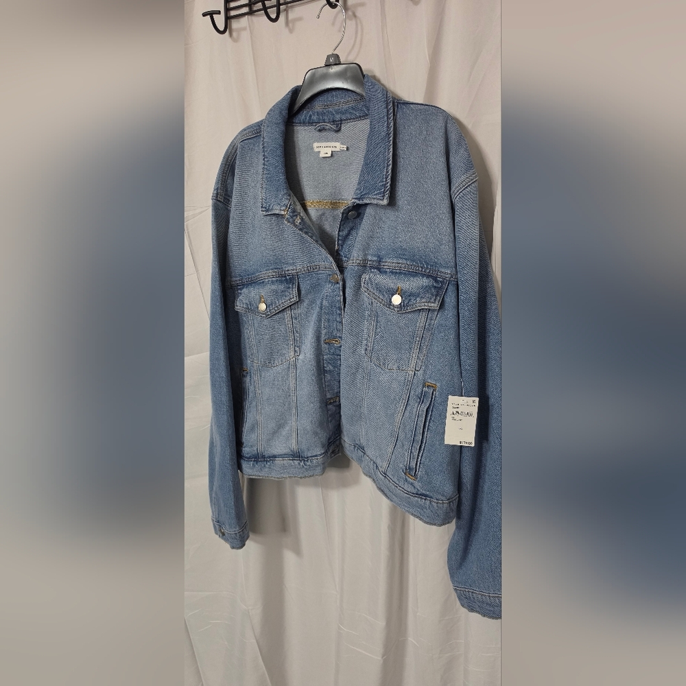 Good American Light Blue Jean Jacket